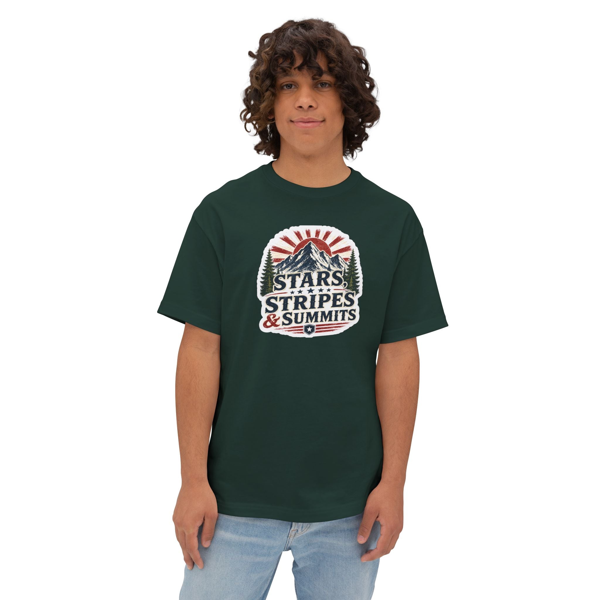 Stars, Stripes & Summits Super Soft Box Tee