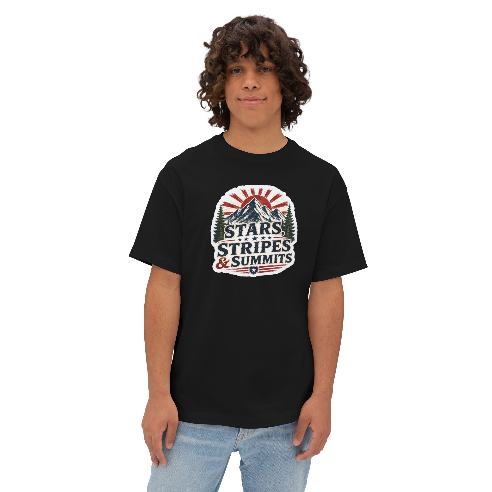 Stars, Stripes & Summits Super Soft Box Tee