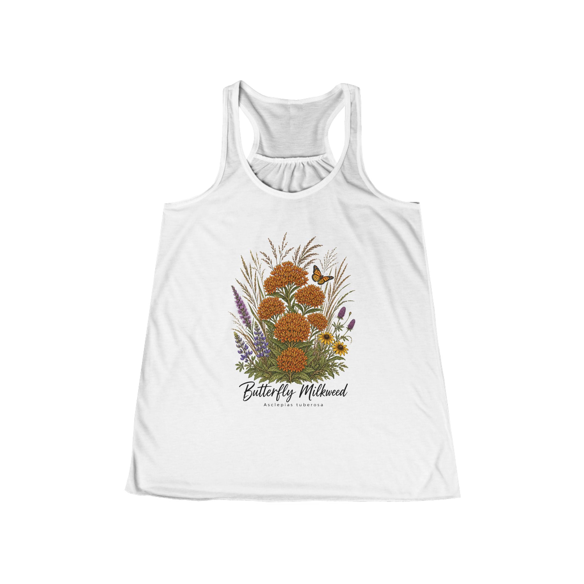 Butterfly Milkweed Super Soft Racerback Tank