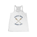Paddle More Worry Less Tank — Women’s Racerback Beach/Boating Top