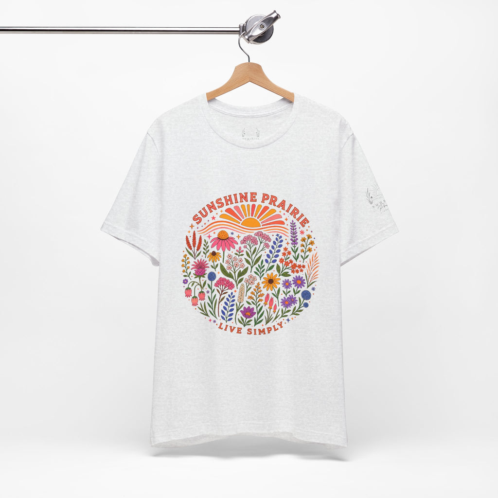 Sunshine Prairie Rainbow Jersey Short Sleeve Tee