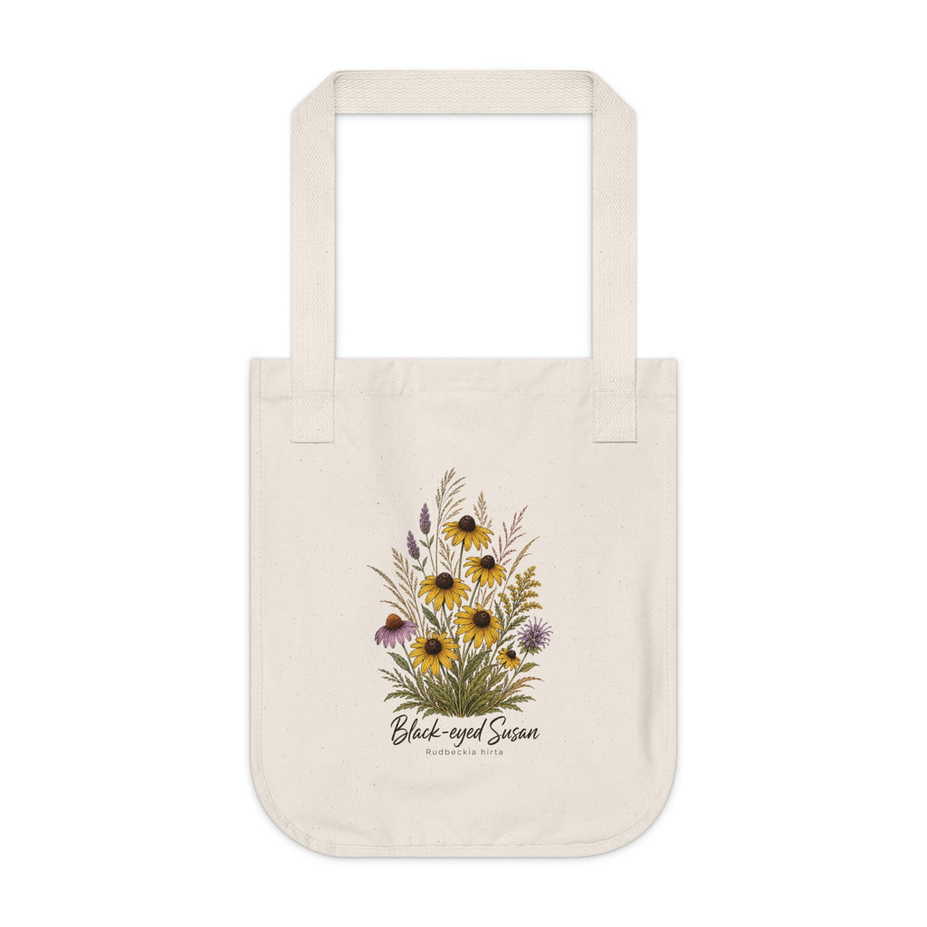 Black-eyed Susan Organic Canvas Tote