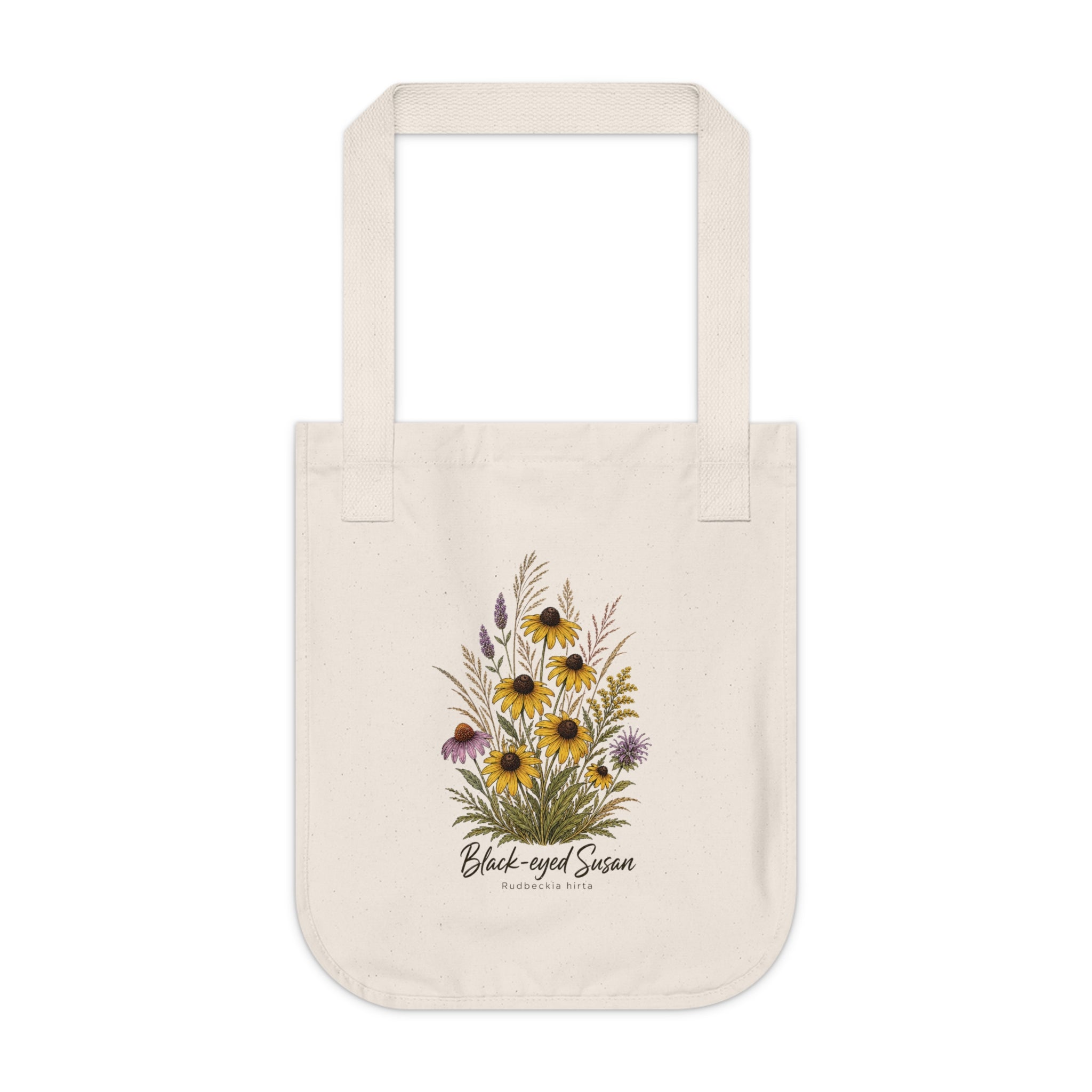 Black-eyed Susan Organic Canvas Tote
