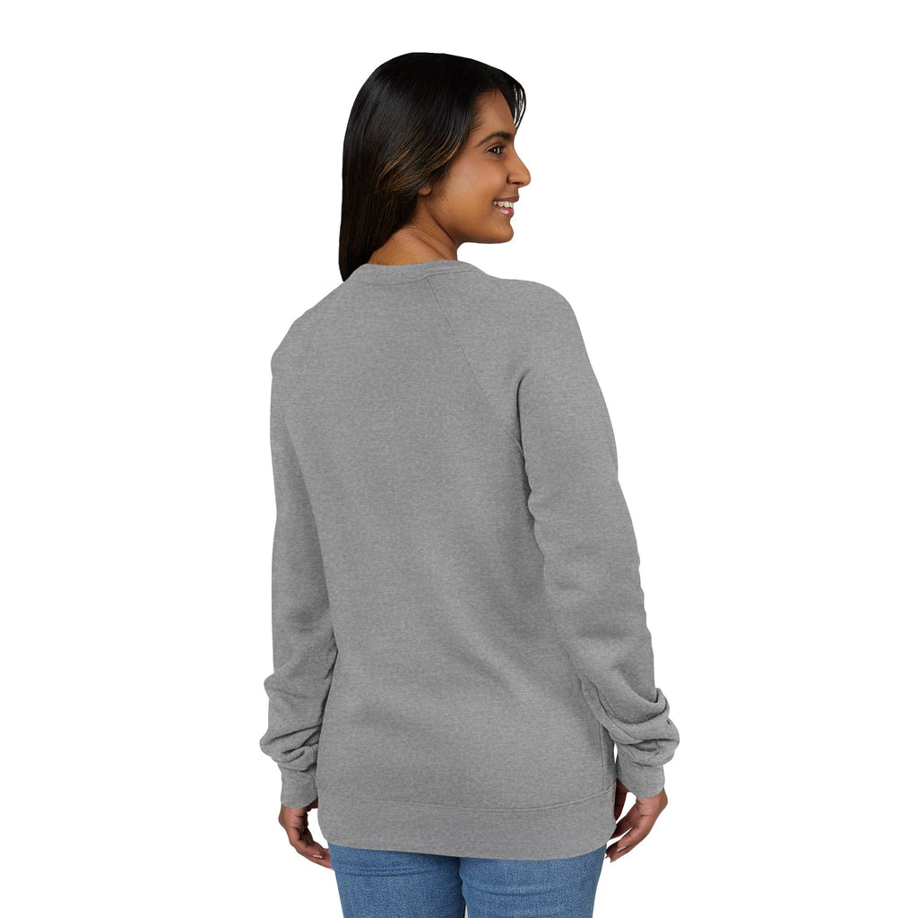 Sunshine Prairie Purple & Blues Fleece Raglan Sweatshirt