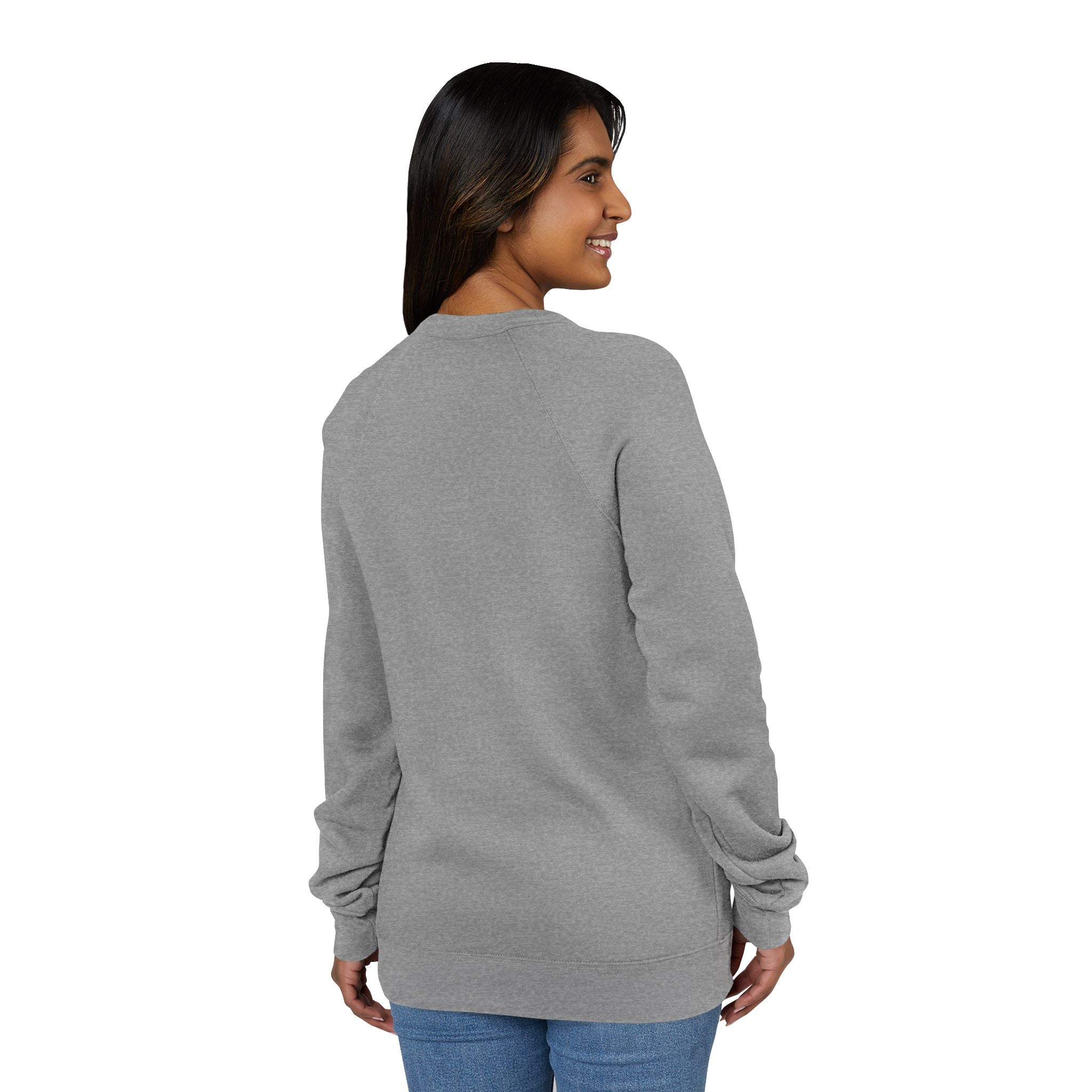 Sunshine Prairie Purple & Blues Fleece Raglan Sweatshirt