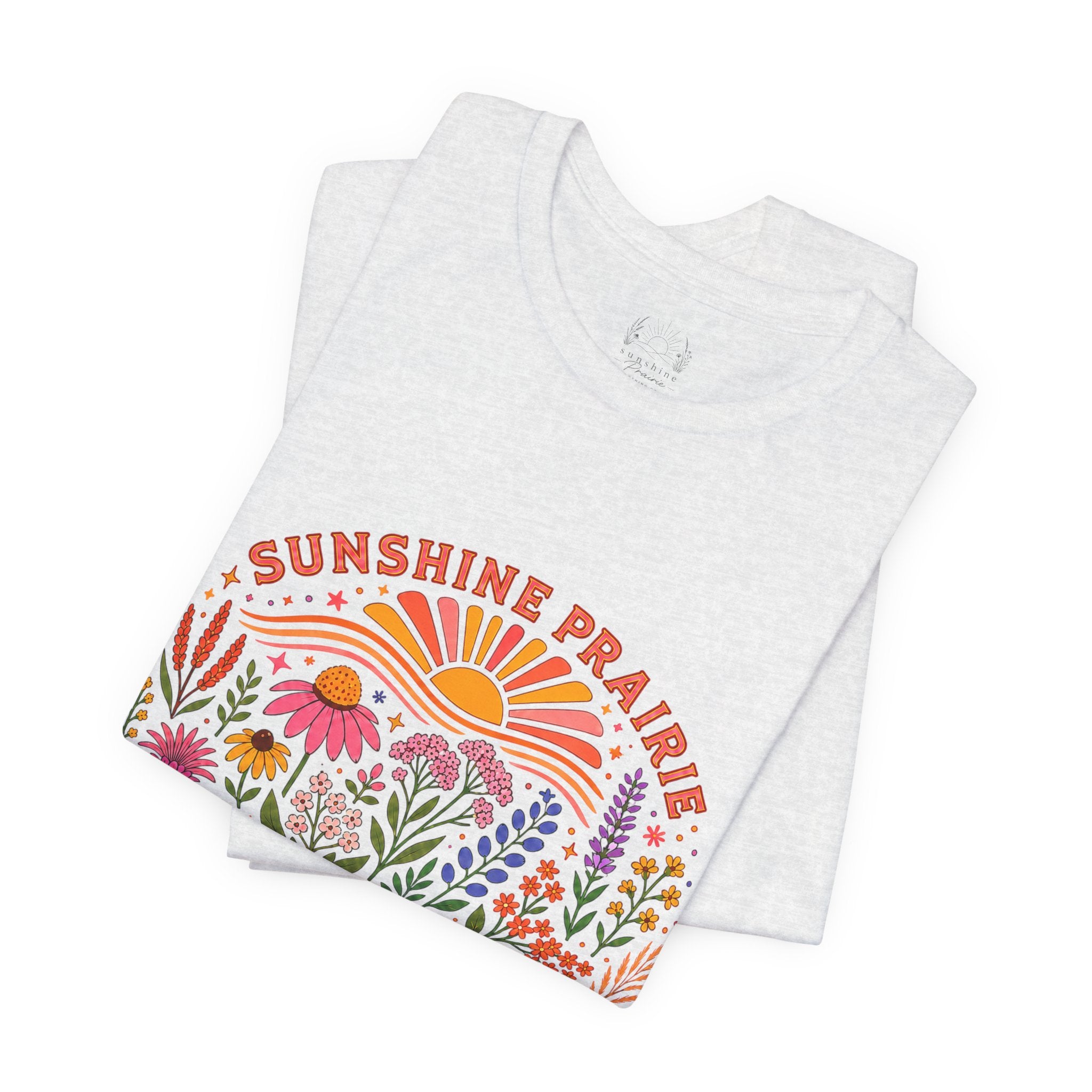 Sunshine Prairie Rainbow Jersey Short Sleeve Tee