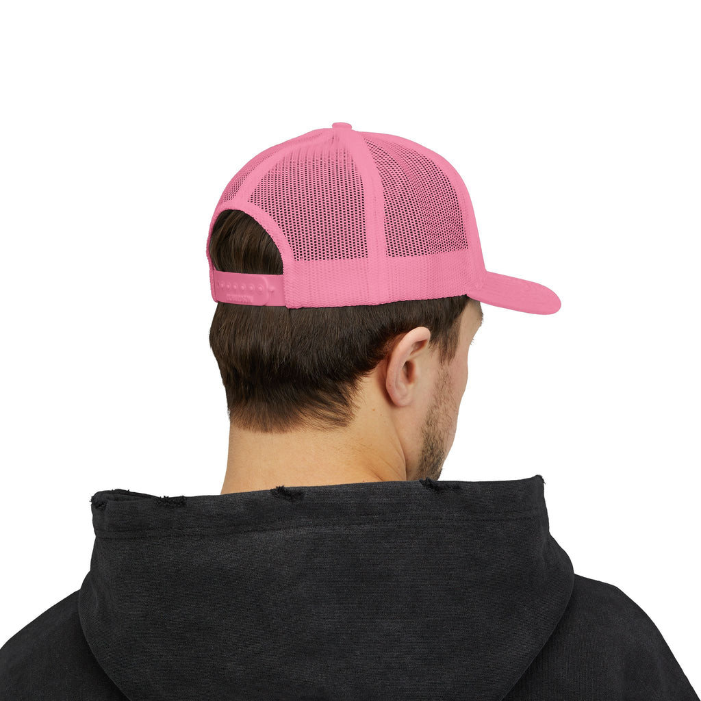 Lake Hair Don’t Care Trucker Cap — Casual Summer Snapback Hat for Lake Days