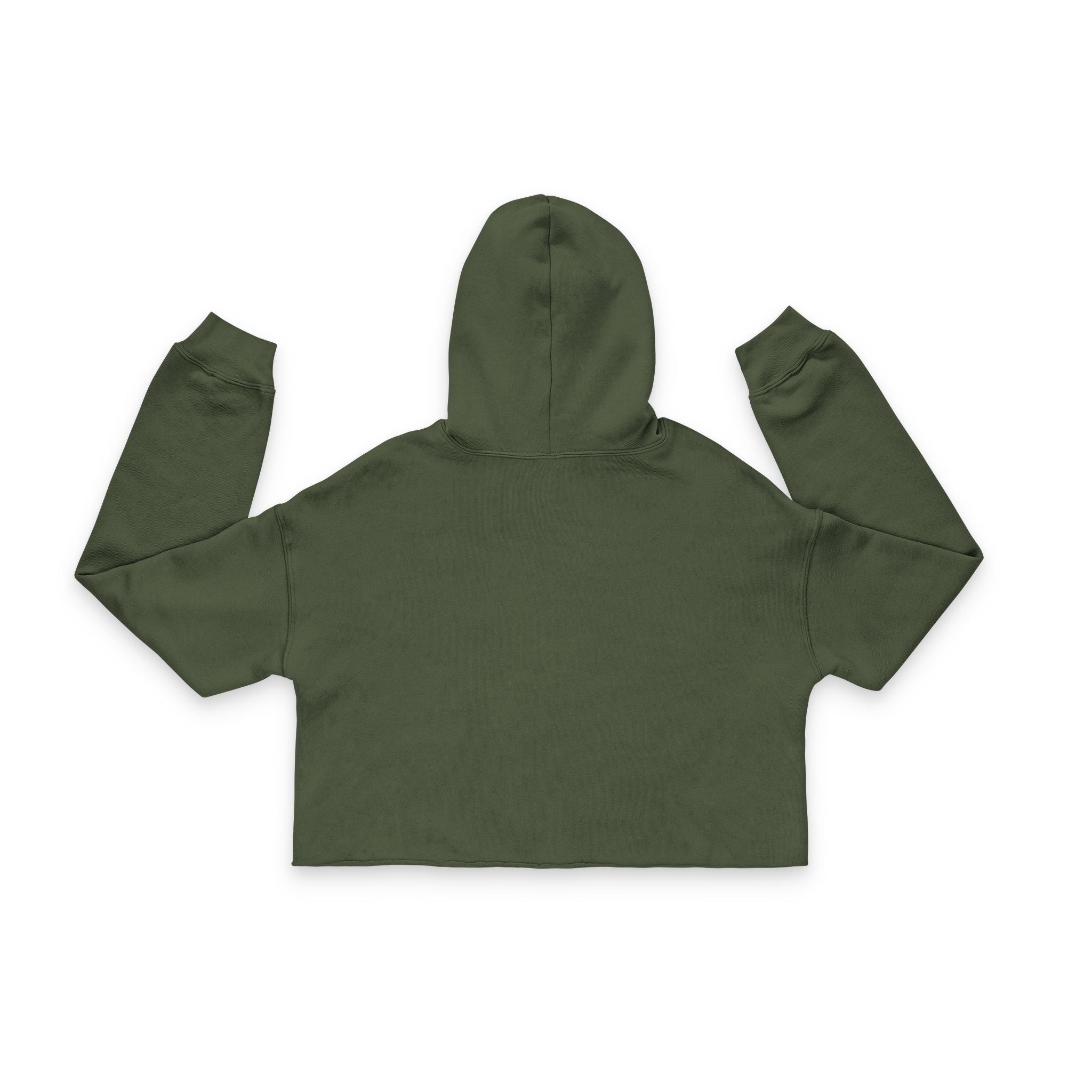 Lake Bum Club Cropped Hoodie — Women's Casual Lake Life Pullover
