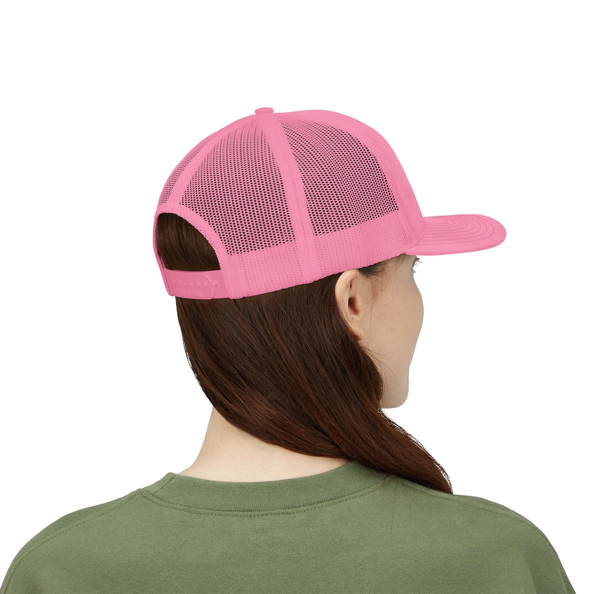 Lake Hair Don’t Care Trucker Cap — Casual Summer Snapback Hat for Lake Days