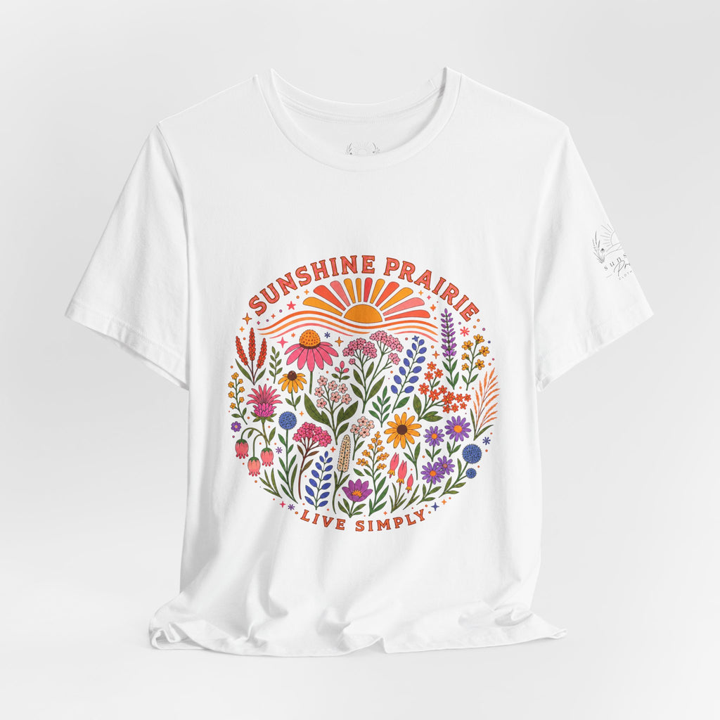 Sunshine Prairie Rainbow Jersey Short Sleeve Tee