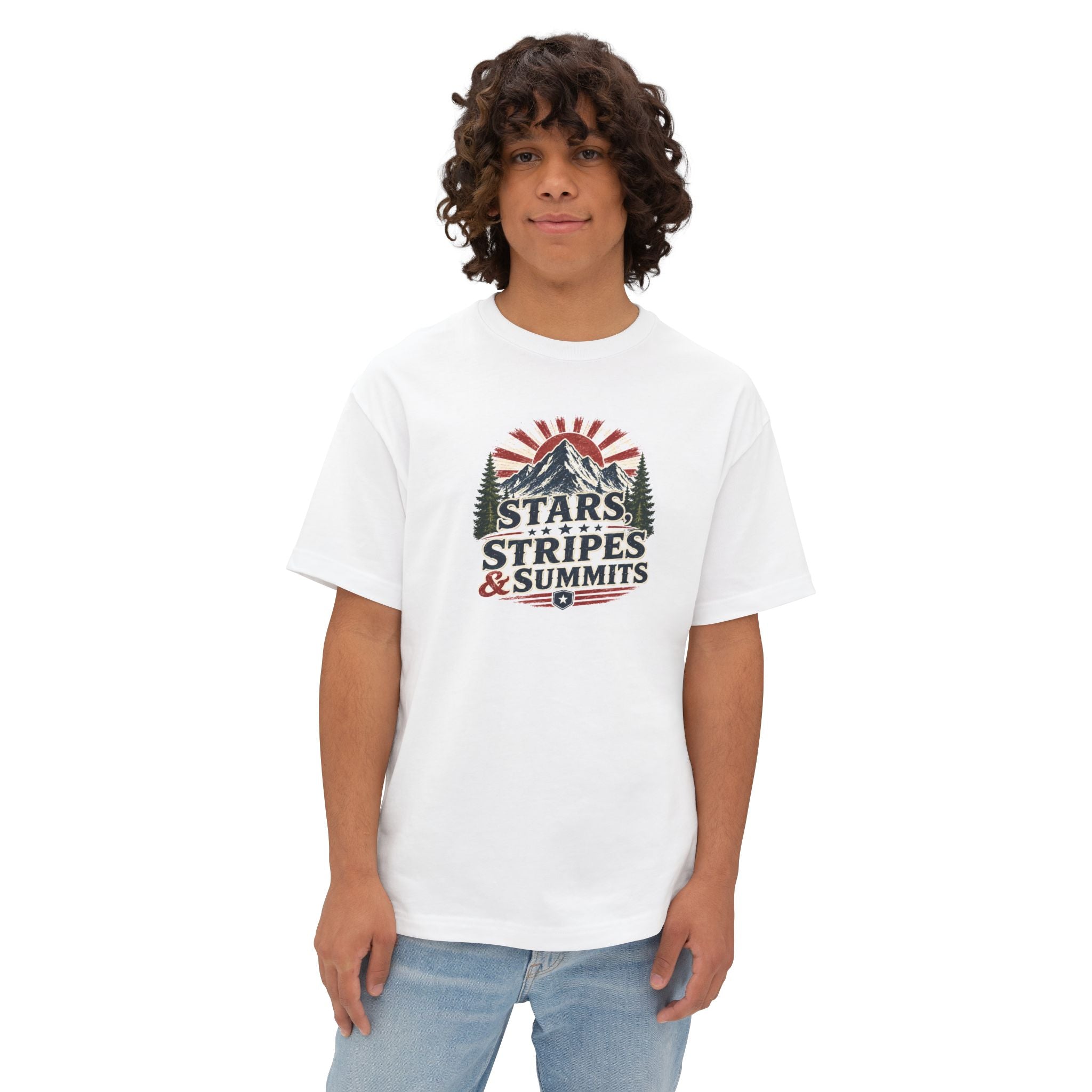 Stars, Stripes & Summits Super Soft Box Tee