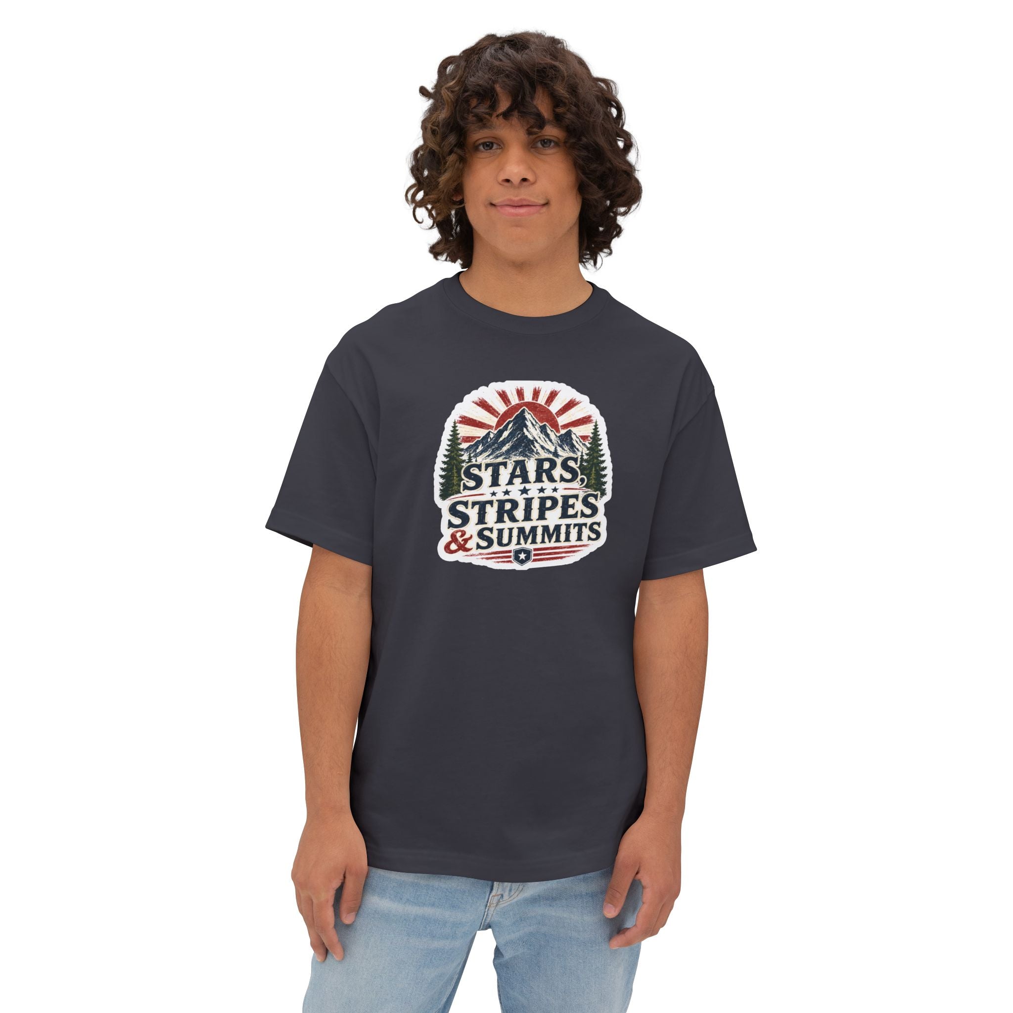 Stars, Stripes & Summits Super Soft Box Tee