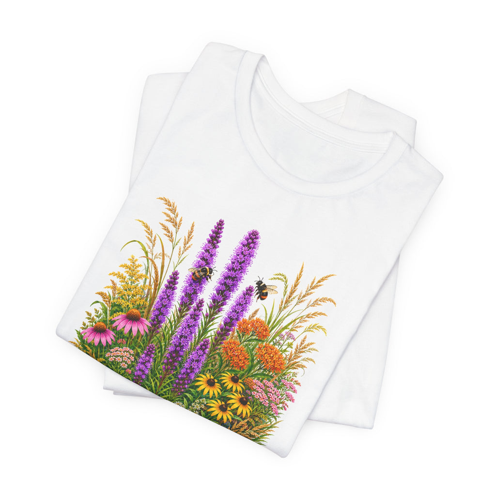 Floral Meadow Tee — Wildflower Garden Graphic T-Shirt