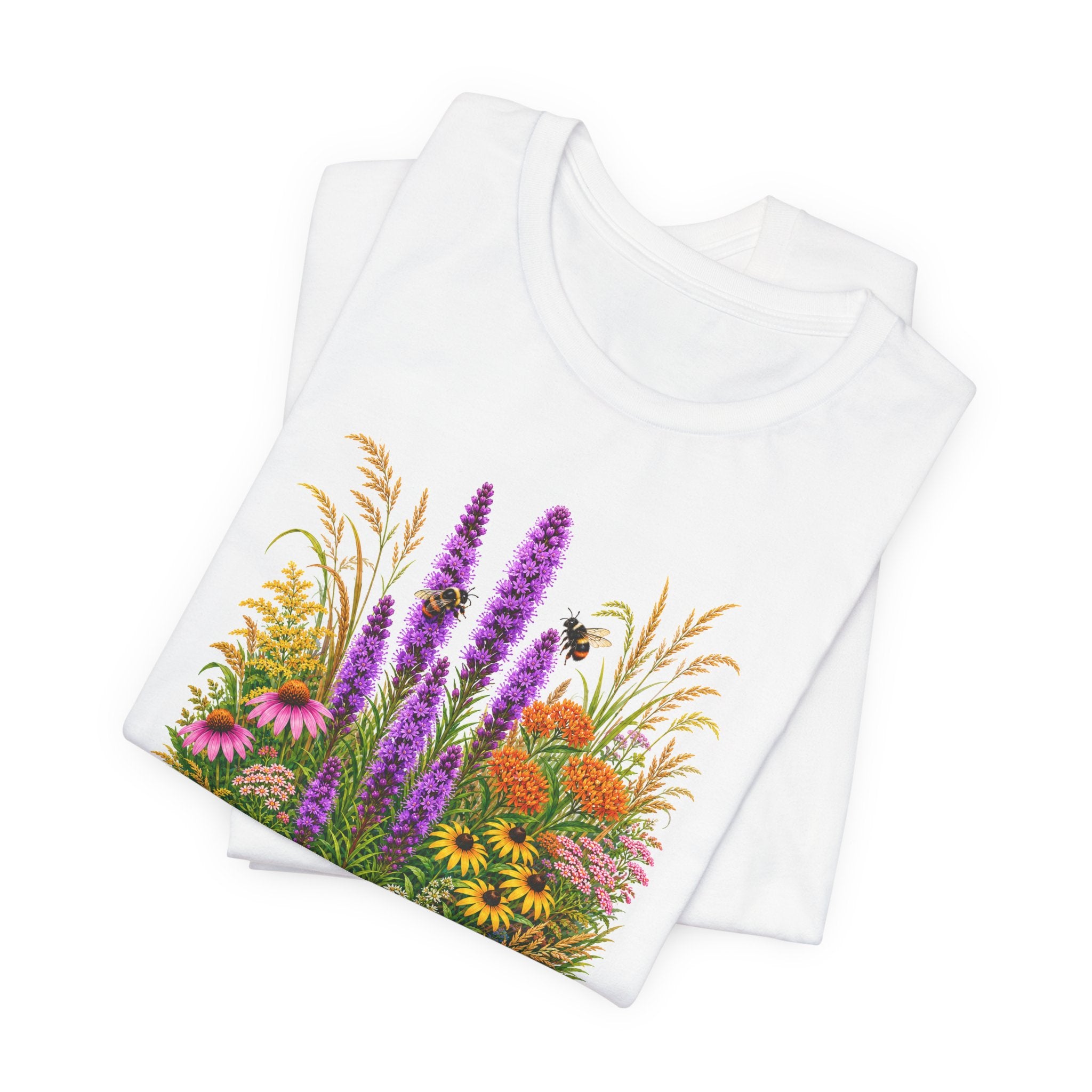 Floral Meadow Tee — Wildflower Garden Graphic T-Shirt