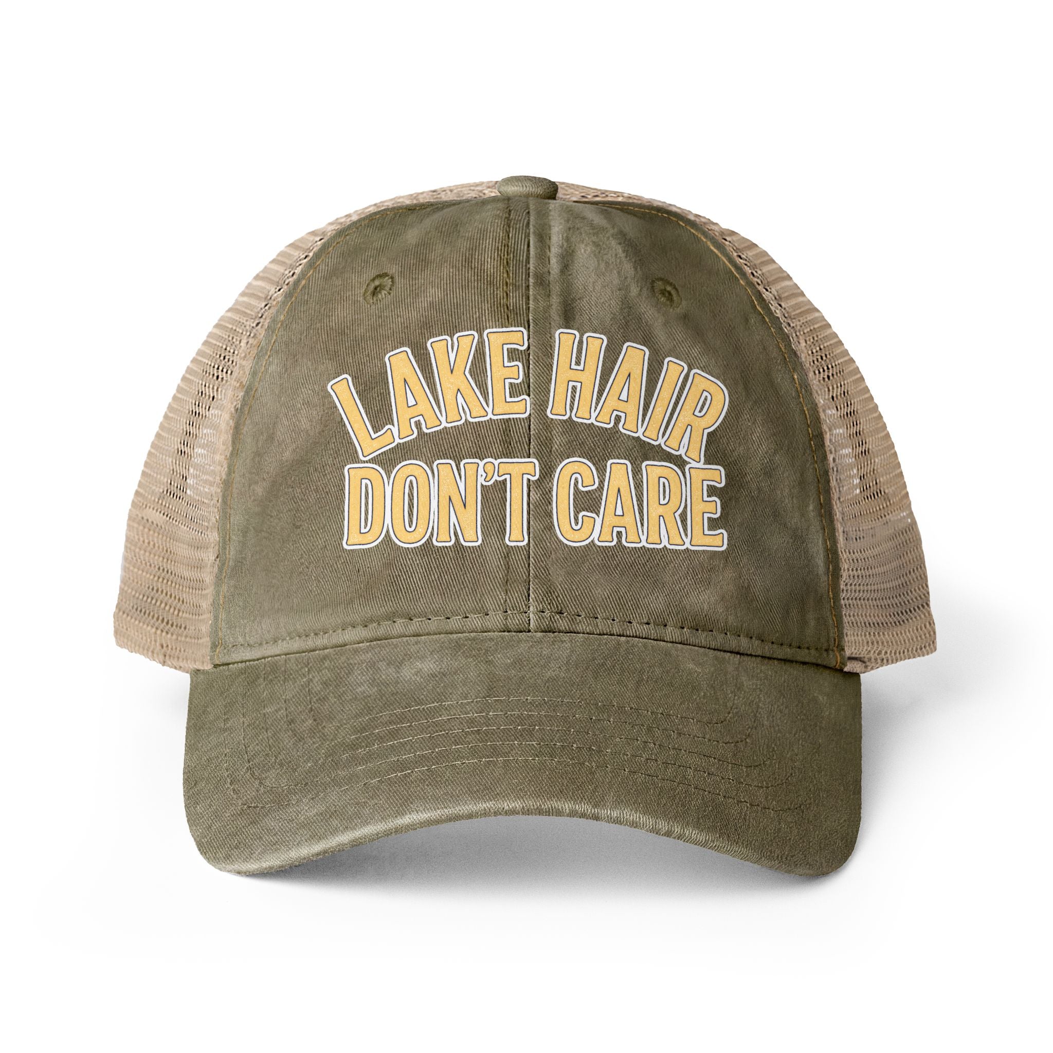 Women's Washed Mesh-Back Cap