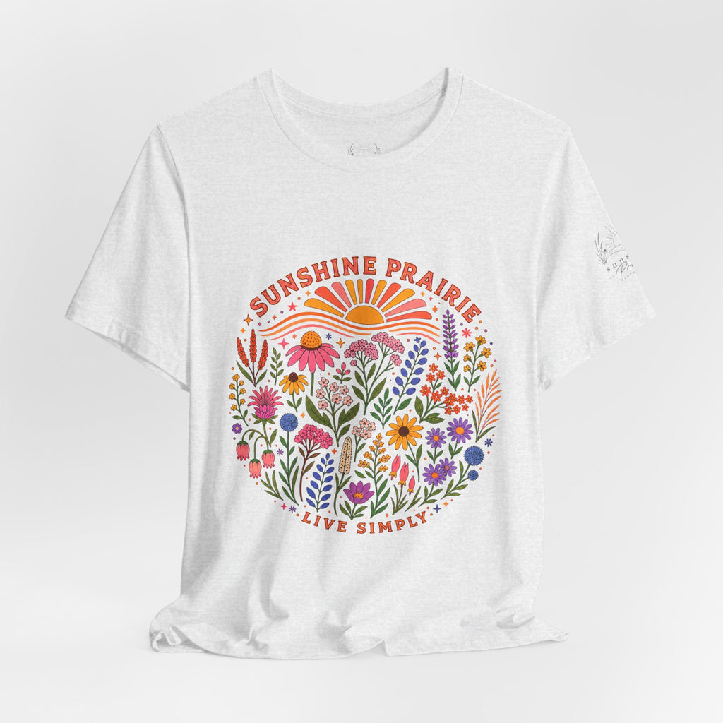 Sunshine Prairie Rainbow Jersey Short Sleeve Tee