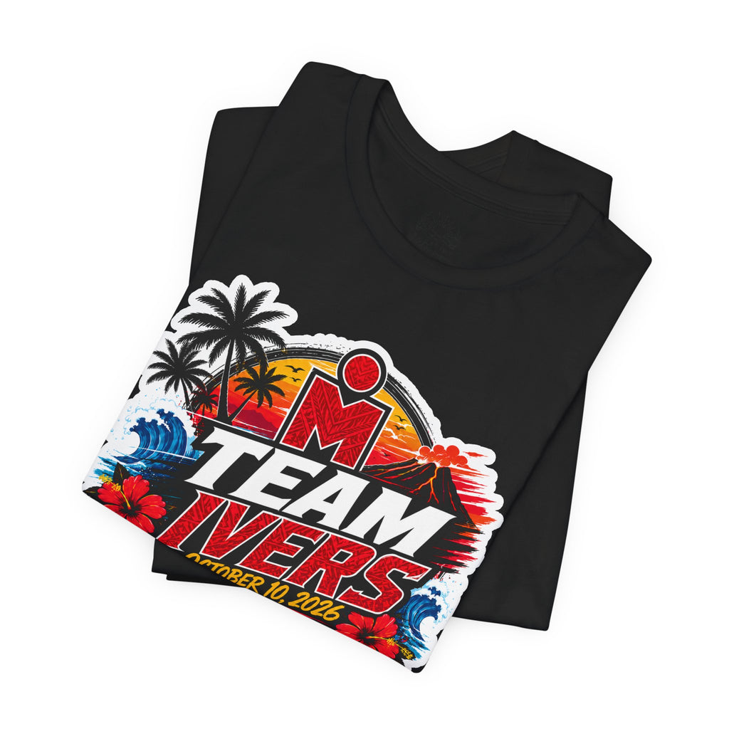 Team Ivers Kona World Championship Tee – Ironman-Inspired Tropical Race Shirt