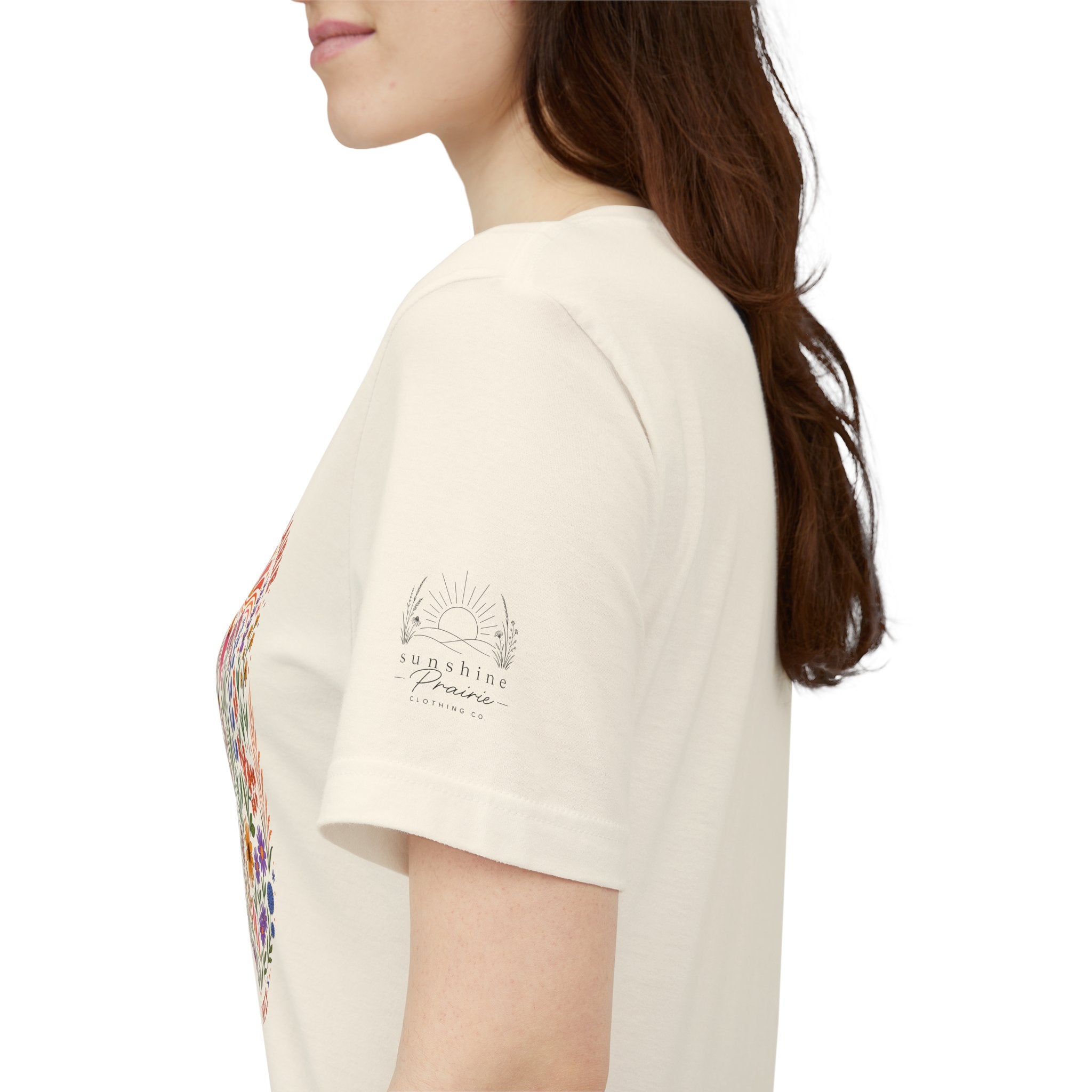Sunshine Prairie Rainbow Jersey Short Sleeve Tee