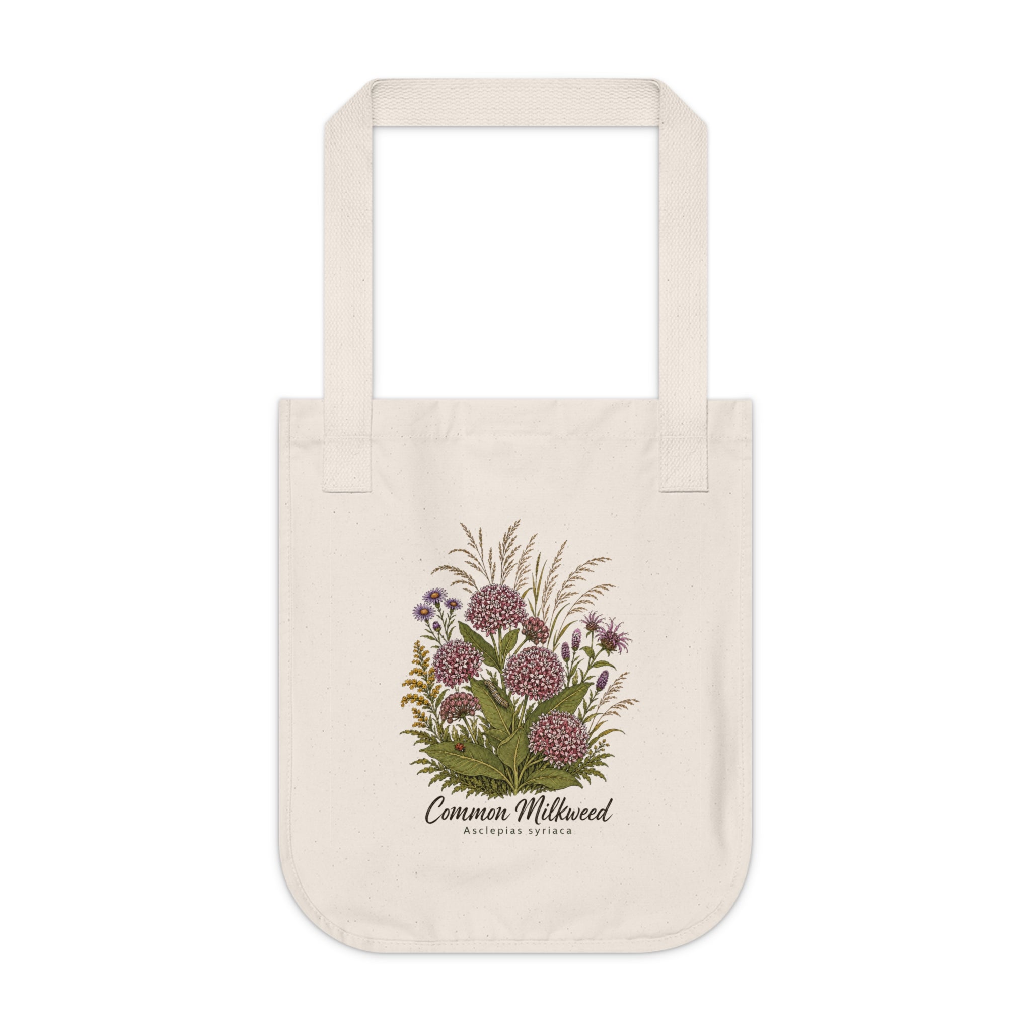 Common Milkweed Organic Canvas Tote