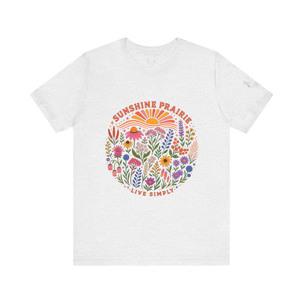 Sunshine Prairie Rainbow Jersey Short Sleeve Tee