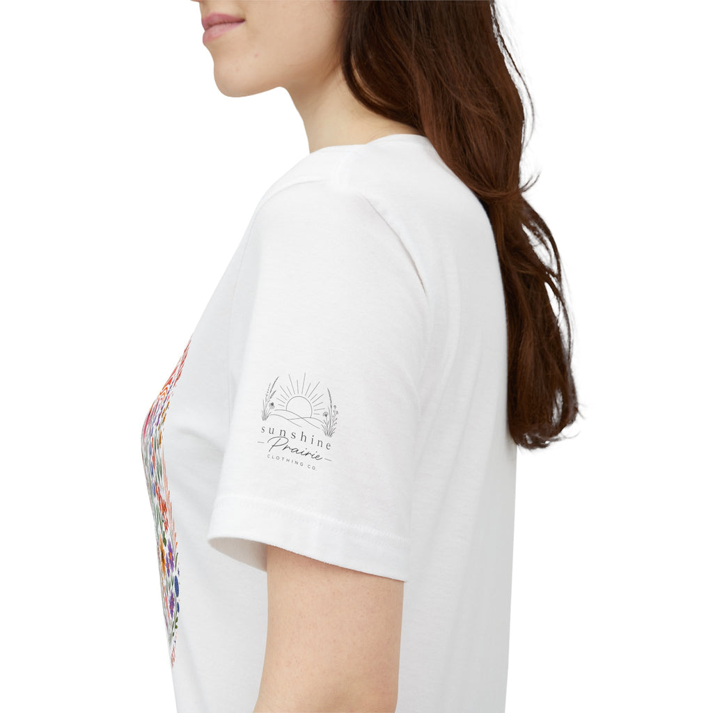 Sunshine Prairie Rainbow Jersey Short Sleeve Tee
