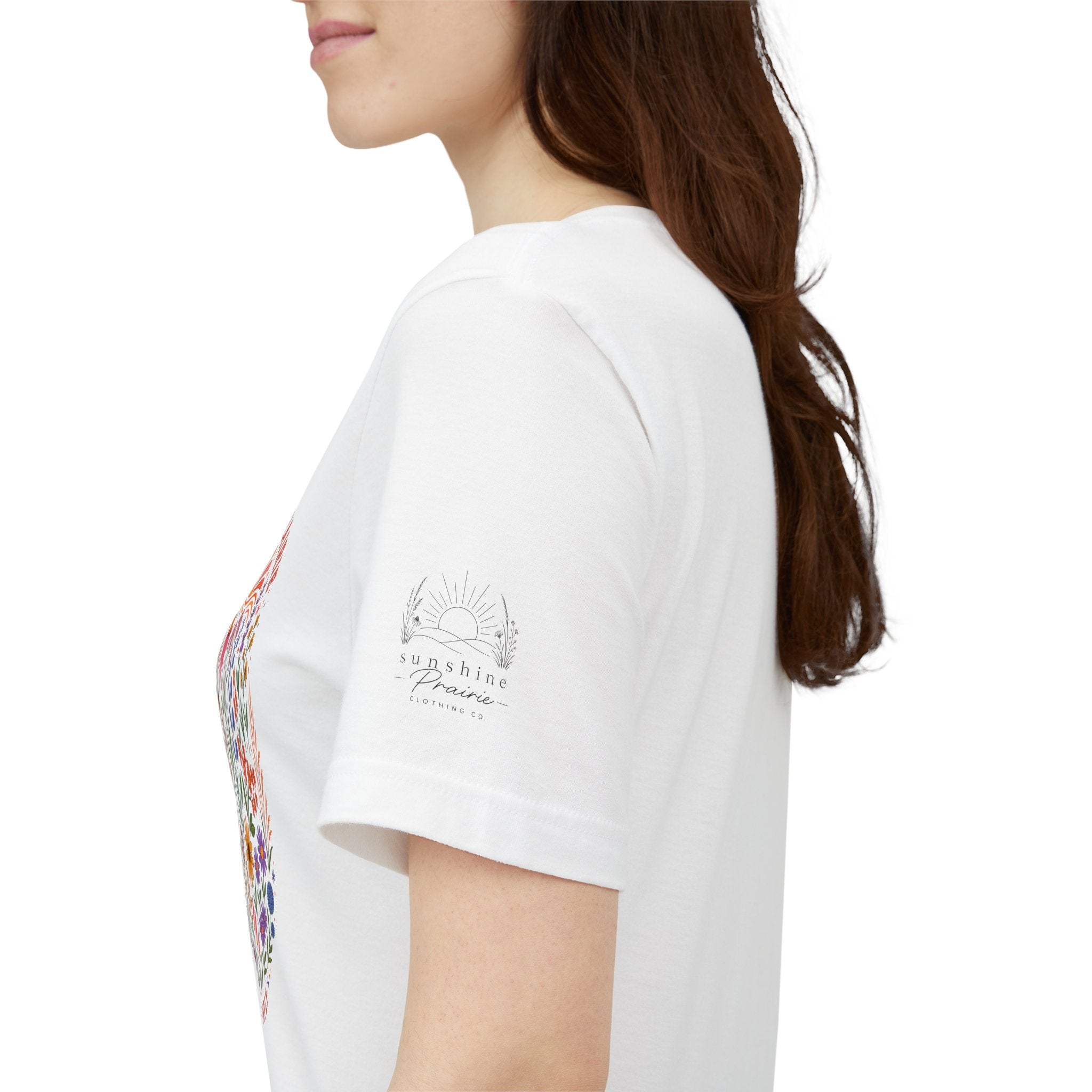 Sunshine Prairie Rainbow Jersey Short Sleeve Tee